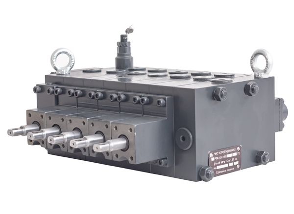 Гідророзподільник 5 секційний Стройгідравліка, аналог LSC90 DO6D9L5NMLV230001 Bondioli & Pavesi, 140 л/хв